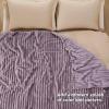 imageBedsure GentleSoft Yellow Throw Blanket for Couch  Super Soft Cozy Blankets for Women Cute Small Blanket for Girls 50x70 InchesLight Purple