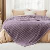 imageBedsure GentleSoft Yellow Throw Blanket for Couch  Super Soft Cozy Blankets for Women Cute Small Blanket for Girls 50x70 InchesLight Purple