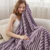 imageBedsure GentleSoft Yellow Throw Blanket for Couch  Super Soft Cozy Blankets for Women Cute Small Blanket for Girls 50x70 InchesLight Purple