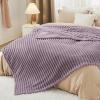 imageBedsure GentleSoft Yellow Throw Blanket for Couch  Super Soft Cozy Blankets for Women Cute Small Blanket for Girls 50x70 InchesLight Purple