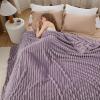 imageBedsure GentleSoft Yellow Throw Blanket for Couch  Super Soft Cozy Blankets for Women Cute Small Blanket for Girls 50x70 InchesLight Purple