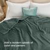 imageBedsure GentleSoft Yellow Throw Blanket for Couch  Super Soft Cozy Blankets for Women Cute Small Blanket for Girls 50x70 InchesMallard Green