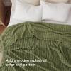 imageBedsure GentleSoft Yellow Throw Blanket for Couch  Super Soft Cozy Blankets for Women Cute Small Blanket for Girls 50x70 InchesMoss