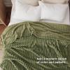 imageBedsure GentleSoft Yellow Throw Blanket for Couch  Super Soft Cozy Blankets for Women Cute Small Blanket for Girls 50x70 InchesMoss