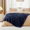 imageBedsure GentleSoft Yellow Throw Blanket for Couch  Super Soft Cozy Blankets for Women Cute Small Blanket for Girls 50x70 InchesNavy