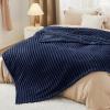 imageBedsure GentleSoft Yellow Throw Blanket for Couch  Super Soft Cozy Blankets for Women Cute Small Blanket for Girls 50x70 InchesNavy