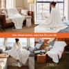 imageBedsure GentleSoft Yellow Throw Blanket for Couch  Super Soft Cozy Blankets for Women Cute Small Blanket for Girls 50x70 InchesOff White
