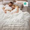 imageBedsure GentleSoft Yellow Throw Blanket for Couch  Super Soft Cozy Blankets for Women Cute Small Blanket for Girls 50x70 InchesOff White