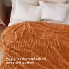 imageBedsure GentleSoft Yellow Throw Blanket for Couch  Super Soft Cozy Blankets for Women Cute Small Blanket for Girls 50x70 InchesOrange