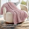 imageBedsure GentleSoft Yellow Throw Blanket for Couch  Super Soft Cozy Blankets for Women Cute Small Blanket for Girls 50x70 InchesPink