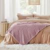 imageBedsure GentleSoft Yellow Throw Blanket for Couch  Super Soft Cozy Blankets for Women Cute Small Blanket for Girls 50x70 InchesPink