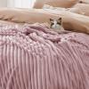 imageBedsure GentleSoft Yellow Throw Blanket for Couch  Super Soft Cozy Blankets for Women Cute Small Blanket for Girls 50x70 InchesPink
