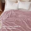 imageBedsure GentleSoft Yellow Throw Blanket for Couch  Super Soft Cozy Blankets for Women Cute Small Blanket for Girls 50x70 InchesPink