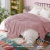 imageBedsure GentleSoft Yellow Throw Blanket for Couch  Super Soft Cozy Blankets for Women Cute Small Blanket for Girls 50x70 InchesPink