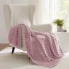 imageBedsure GentleSoft Yellow Throw Blanket for Couch  Super Soft Cozy Blankets for Women Cute Small Blanket for Girls 50x70 InchesPink