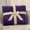 imageBedsure GentleSoft Yellow Throw Blanket for Couch  Super Soft Cozy Blankets for Women Cute Small Blanket for Girls 50x70 InchesPurple