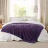 imageBedsure GentleSoft Yellow Throw Blanket for Couch  Super Soft Cozy Blankets for Women Cute Small Blanket for Girls 50x70 InchesPurple