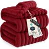 imageBedsure GentleSoft Yellow Throw Blanket for Couch  Super Soft Cozy Blankets for Women Cute Small Blanket for Girls 50x70 InchesRed