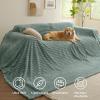 imageBedsure GentleSoft Yellow Throw Blanket for Couch  Super Soft Cozy Blankets for Women Cute Small Blanket for Girls 50x70 InchesSage Green