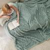 imageBedsure GentleSoft Yellow Throw Blanket for Couch  Super Soft Cozy Blankets for Women Cute Small Blanket for Girls 50x70 InchesSage Green