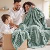 imageBedsure GentleSoft Yellow Throw Blanket for Couch  Super Soft Cozy Blankets for Women Cute Small Blanket for Girls 50x70 InchesSage Green