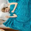 imageBedsure GentleSoft Yellow Throw Blanket for Couch  Super Soft Cozy Blankets for Women Cute Small Blanket for Girls 50x70 InchesTeal