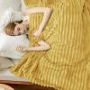 imageBedsure GentleSoft Yellow Throw Blanket for Couch  Super Soft Cozy Blankets for Women Cute Small Blanket for Girls 50x70 InchesYellow