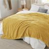 imageBedsure GentleSoft Yellow Throw Blanket for Couch  Super Soft Cozy Blankets for Women Cute Small Blanket for Girls 50x70 InchesYellow