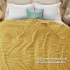 imageBedsure GentleSoft Yellow Throw Blanket for Couch  Super Soft Cozy Blankets for Women Cute Small Blanket for Girls 50x70 InchesYellow