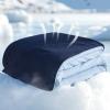 imageBedsure Cooling Blankets for Hot Sleepers  Summer Ice Cold Twin XL Blanket for Bed Lightweight Breathable DoubleSided Cooling Comforter for Dorm Room Grey 66x90 InchesBlue