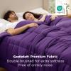 imageBedsure Comforter Duvet Insert  Quilted Comforters Twin XL Size All Season Duvet GentleSoft Down Alternative Bedding Blanket with 8 Tabs Gifts for WomenMen Red Twin XL 92 x 68 InchesPurple