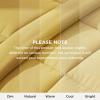 imageBedsure Comforter Duvet Insert  Quilted Comforters Twin XL Size All Season Duvet GentleSoft Down Alternative Bedding Blanket with 8 Tabs Gifts for WomenMen Red Twin XL 92 x 68 InchesMustard Yellow