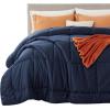 imageBedsure Comforter Duvet Insert  Quilted Comforters Twin XL Size All Season Duvet GentleSoft Down Alternative Bedding Blanket with 8 Tabs Gifts for WomenMen Red Twin XL 92 x 68 InchesNavy Blue