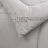 imageBedsure Comforter Duvet Insert  Quilted Comforters Twin XL Size All Season Duvet GentleSoft Down Alternative Bedding Blanket with 8 Tabs Gifts for WomenMen Red Twin XL 92 x 68 InchesLight Grey