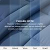 imageBedsure Comforter Duvet Insert  Quilted Comforters Twin XL Size All Season Duvet GentleSoft Down Alternative Bedding Blanket with 8 Tabs Gifts for WomenMen Red Twin XL 92 x 68 InchesDusty Blue
