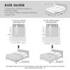 imageBedsure Comforter Duvet Insert  Quilted Comforters Twin XL Size All Season Duvet GentleSoft Down Alternative Bedding Blanket with 8 Tabs Gifts for WomenMen Red Twin XL 92 x 68 InchesBeige
