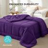 imageBedsure Comforter Duvet Insert  Quilted Comforters Twin XL Size All Season Duvet GentleSoft Down Alternative Bedding Blanket with 8 Tabs Gifts for WomenMen Red Twin XL 92 x 68 InchesPurple