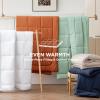 imageBedsure Comforter Duvet Insert  Quilted Comforters Twin XL Size All Season Duvet GentleSoft Down Alternative Bedding Blanket with 8 Tabs Gifts for WomenMen Red Twin XL 92 x 68 InchesDusty Blue