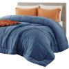 imageBedsure Comforter Duvet Insert  Quilted Comforters Twin XL Size All Season Duvet GentleSoft Down Alternative Bedding Blanket with 8 Tabs Gifts for WomenMen Red Twin XL 92 x 68 InchesDusty Blue