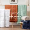 imageBedsure Comforter Duvet Insert  Quilted Comforters Twin XL Size All Season Duvet GentleSoft Down Alternative Bedding Blanket with 8 Tabs Gifts for WomenMen Red Twin XL 92 x 68 InchesOlive Green