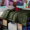 imageBedsure Comforter Duvet Insert  Quilted Comforters Twin XL Size All Season Duvet GentleSoft Down Alternative Bedding Blanket with 8 Tabs Gifts for WomenMen Red Twin XL 92 x 68 InchesOlive Green