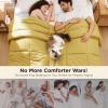 imageBedsure Comforter Duvet Insert  Quilted Comforters Twin XL Size All Season Duvet GentleSoft Down Alternative Bedding Blanket with 8 Tabs Gifts for WomenMen Red Twin XL 92 x 68 InchesMustard Yellow
