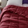 imageBedsure Comforter Duvet Insert  Quilted Comforters Twin XL Size All Season Duvet GentleSoft Down Alternative Bedding Blanket with 8 Tabs Gifts for WomenMen Red Twin XL 92 x 68 InchesRed