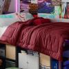 imageBedsure Comforter Duvet Insert  Quilted Comforters Twin XL Size All Season Duvet GentleSoft Down Alternative Bedding Blanket with 8 Tabs Gifts for WomenMen Red Twin XL 92 x 68 InchesRed