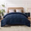 imageBedsure Comforter Duvet Insert  Quilted Comforters Twin XL Size All Season Duvet GentleSoft Down Alternative Bedding Blanket with 8 Tabs Gifts for WomenMen Red Twin XL 92 x 68 InchesNavy Blue