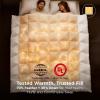 imageBedsure Feather Down Comforter Oversized King Size Luxurious Hotel Duvet Insert with Storage Bag amp 8 Corner Tabs PureWoven Ultra Soft Cotton Blend Fabric All Season Comforter 120x96 Inches WhiteWhite