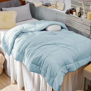 imageBedsure Comforter Duvet Insert  Quilted Comforters Twin XL Size All Season Duvet GentleSoft Down Alternative Bedding Blanket with 8 Tabs Gifts for WomenMen Red Twin XL 92 x 68 InchesAqua