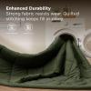 imageBedsure 7 Pieces Queen Comforter Set Premium Series Hotel Luxury Soft Bed in a Bag Goose Down Alternative Safe for Sensitive Skin Bedding Comforter All Season Medium Warmth Olive Green Queen Size06  Olive Green