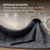 imageBedsure 7 Pieces Queen Comforter Set Premium Series Hotel Luxury Soft Bed in a Bag Goose Down Alternative Safe for Sensitive Skin Bedding Comforter All Season Medium Warmth Olive Green Queen Size05  Dark Grey