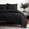 imageBedsure 7 Pieces Queen Comforter Set Premium Series Hotel Luxury Soft Bed in a Bag Goose Down Alternative Safe for Sensitive Skin Bedding Comforter All Season Medium Warmth Olive Green Queen Size01  Black